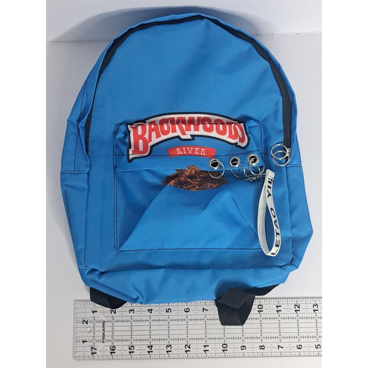 New! Vintage 2015 Backwoods River Graphic Logo Print Mens Luxury Backpack Bag NOS