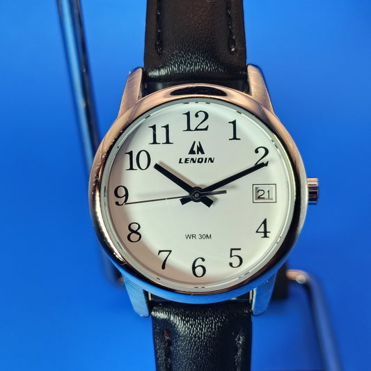 Vintage 2010 Lenqin L013 Date 30mm Women's Quartz Watch Fully Restored Clearance