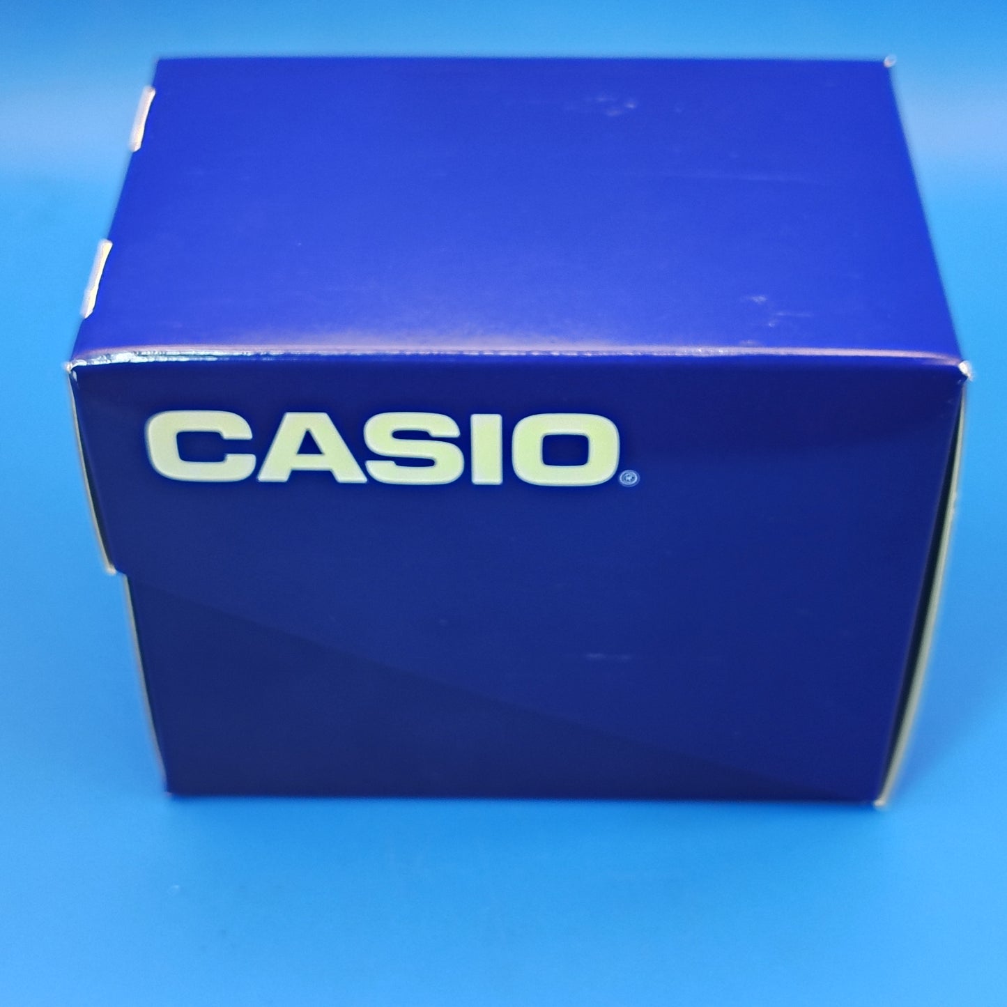 New! 2026 Casio AE1200WH Royale World Time Fully Custom Stained Glass MOD Dial Mens Digital Luxury Watch Blue Leather Strap SS deployment clasp
