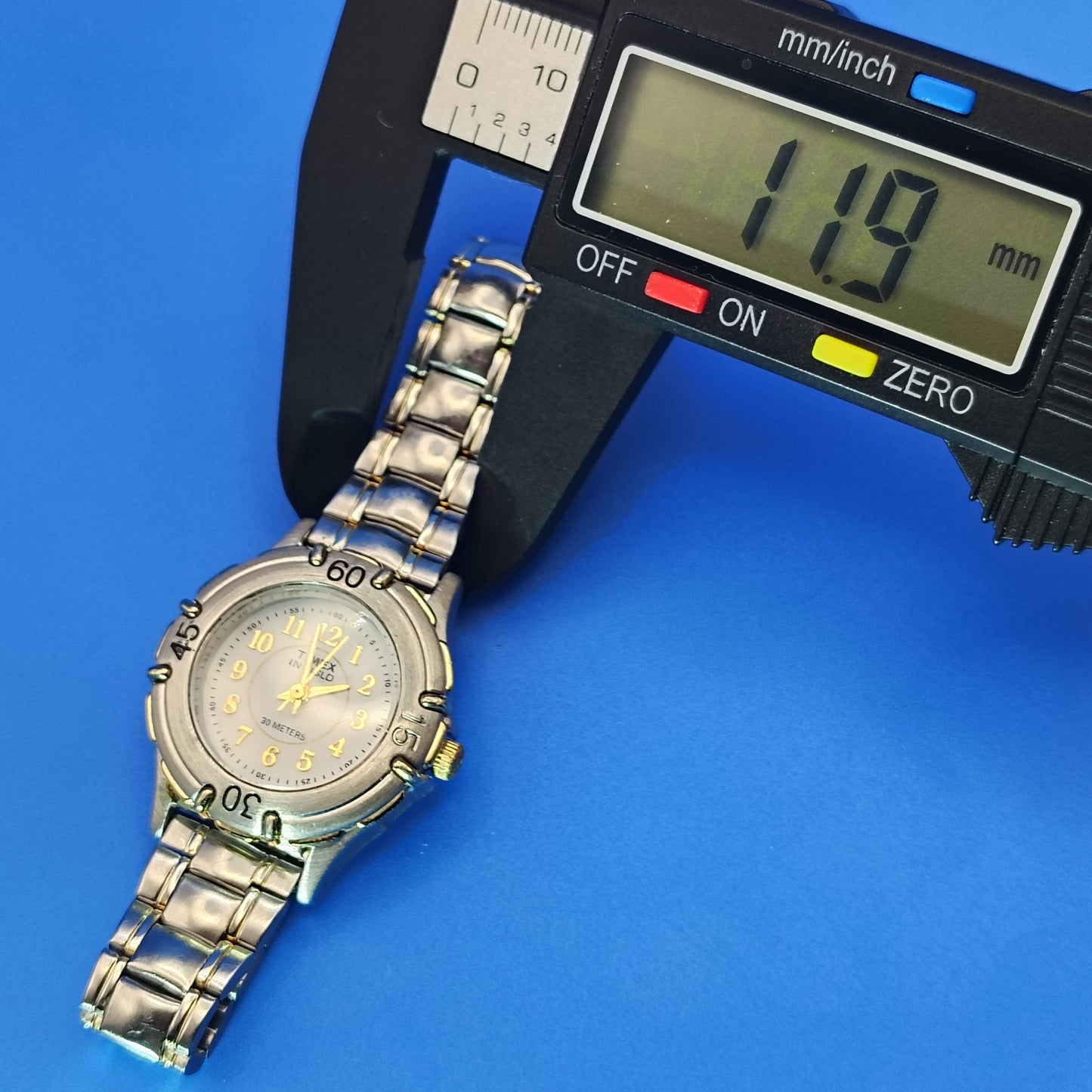 Vintage 1996 Timex Expedition INDIGLO 26mm Women's Quartz Watch Fully Restored