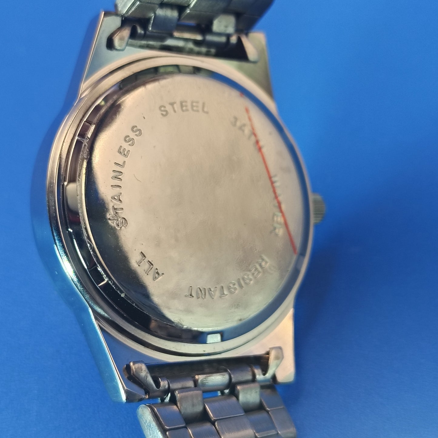 New! Vintage 2001 IC Collection 38mm Mens Quartz Fashion Dress Watch Lume *NOS