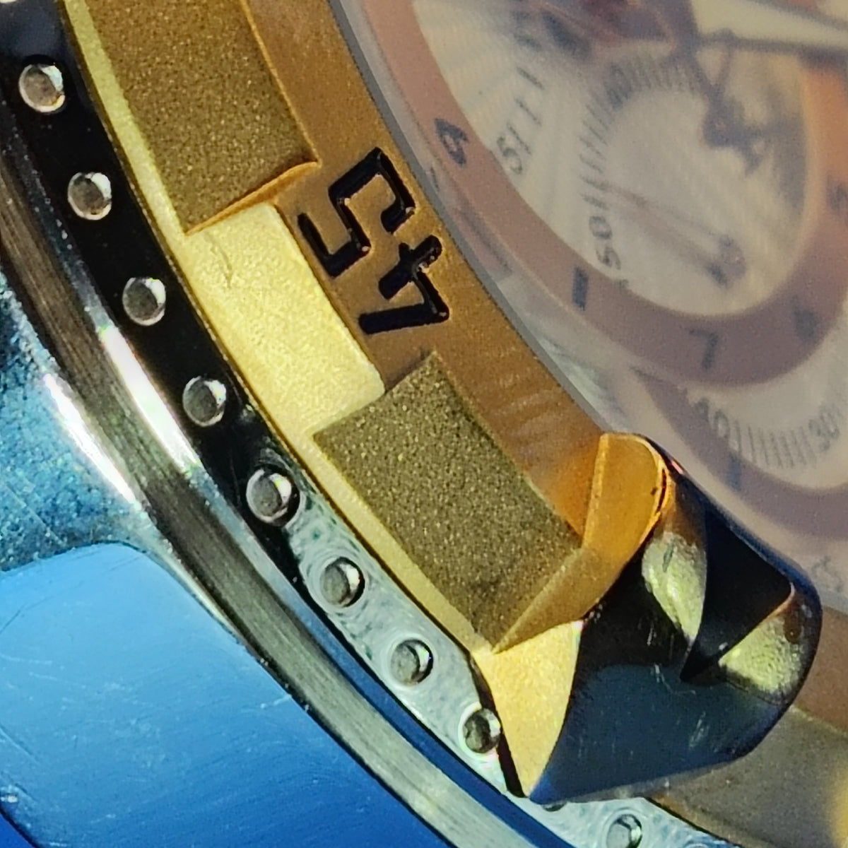 Vintage 2010 Invicta Reserve Excersion 11010 Chronograph Swiss Made 50mm Mens Quartz Watch Restored