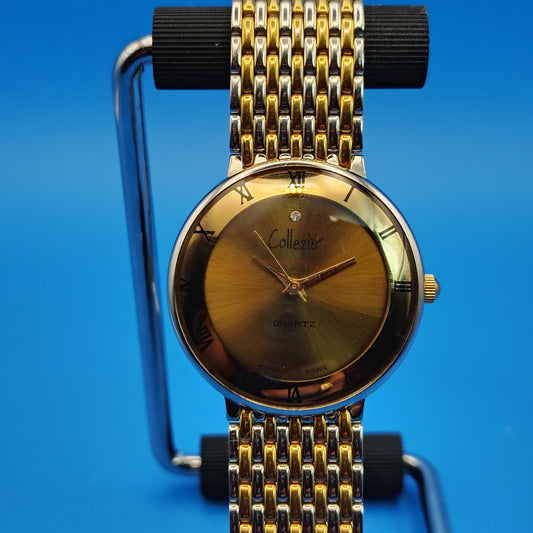 Vintage 1995 Collezio Diamond 31mm Women's Quartz Designer Watch Restored Clearance