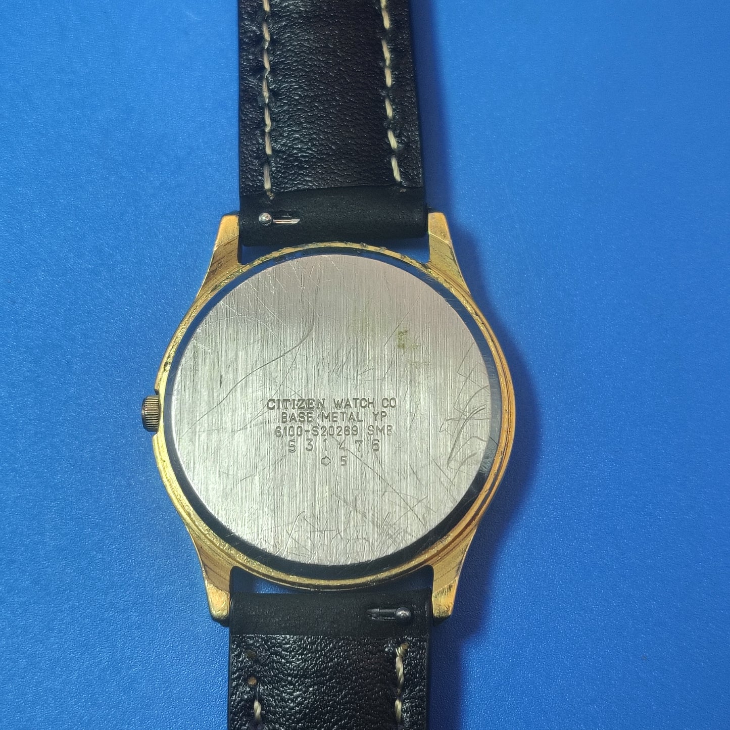 Vintage 1988 Citizen 6100 Day-Date 32mm Mens Quartz Dress Watch Restored
