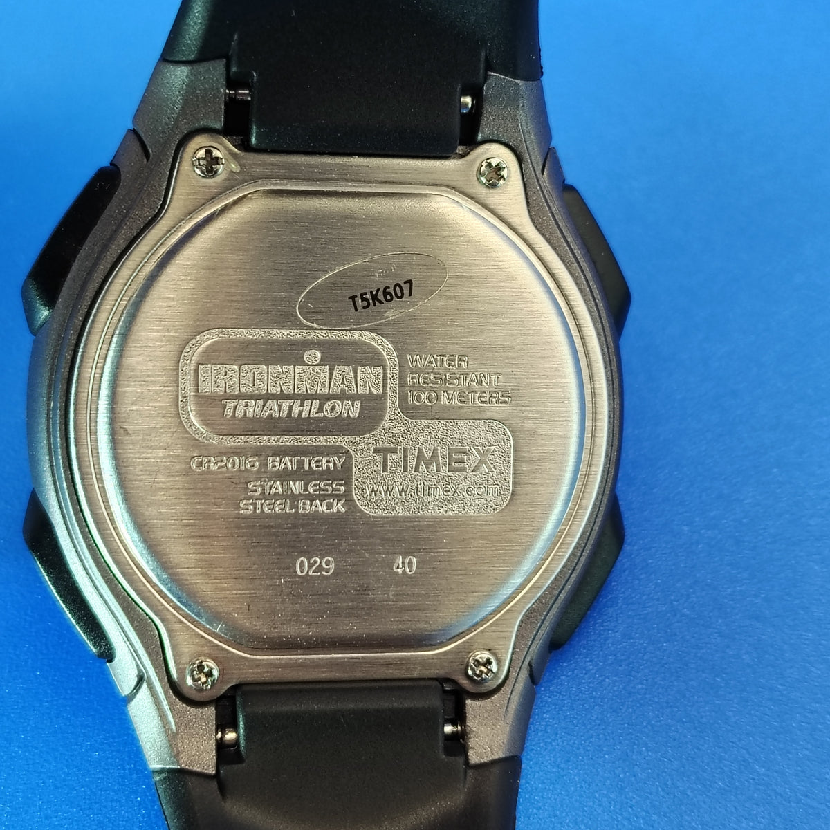Vintage 2012 Timex Ironman Triathlon 100M 49mm Mens Quartz Digital Sports Watch
