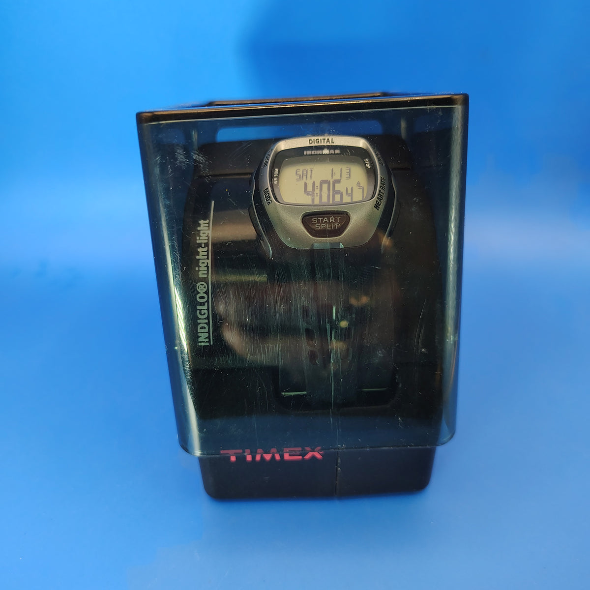 New! Vintage 2001 Timex IronMan 40mm Mens Digital Sport Watch Full Set NOS
