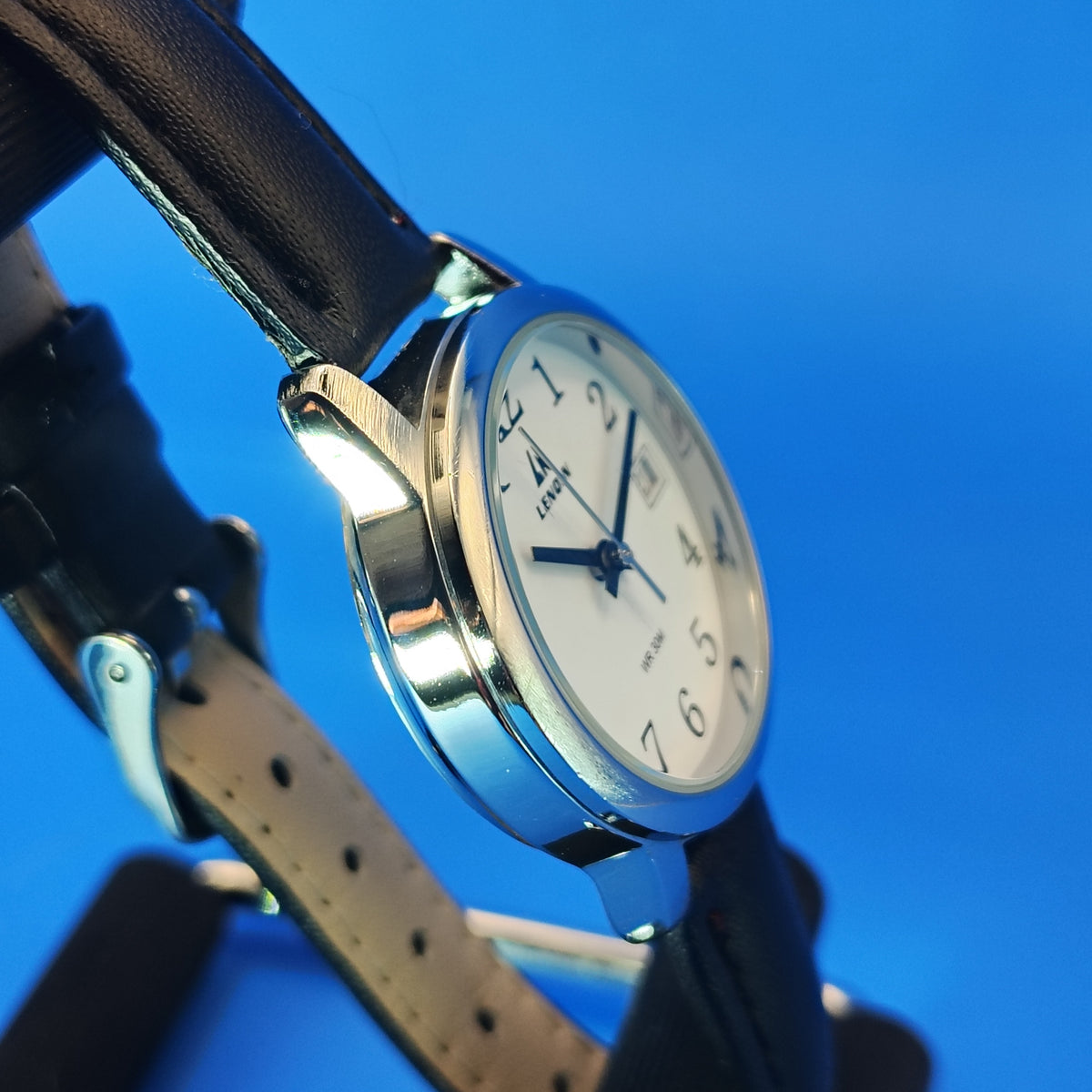Vintage 2010 Lenqin L013 Date 30mm Women's Quartz Watch Fully Restored Clearance