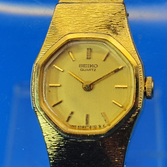 Vintage 1985 Seiko Classic 23mm Women's Quartz Cocktail Watch Fully Restored