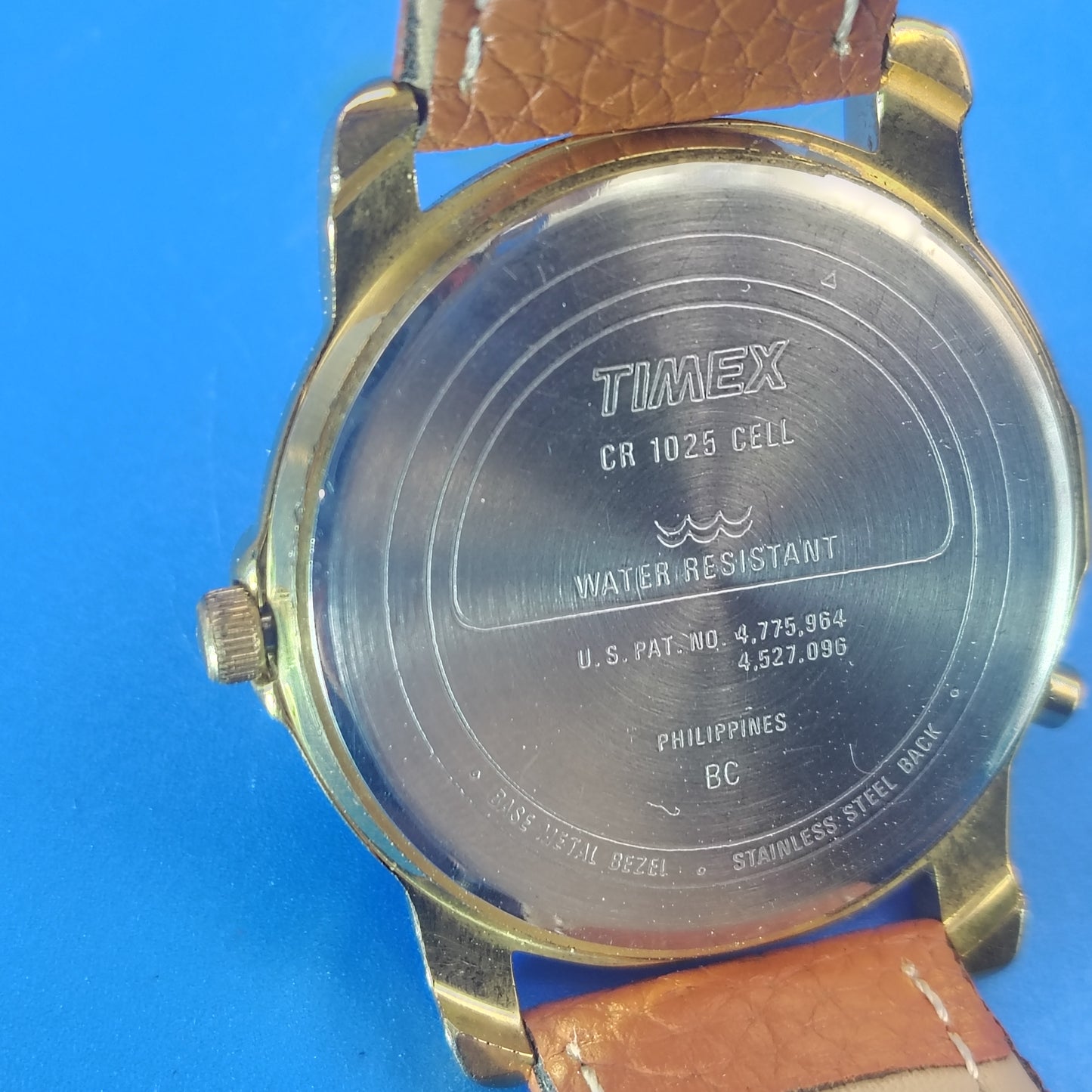 Vintage 1994 Timex Roman Dial 37mm Mens Quartz Dress Watch Restored *No Indiglo