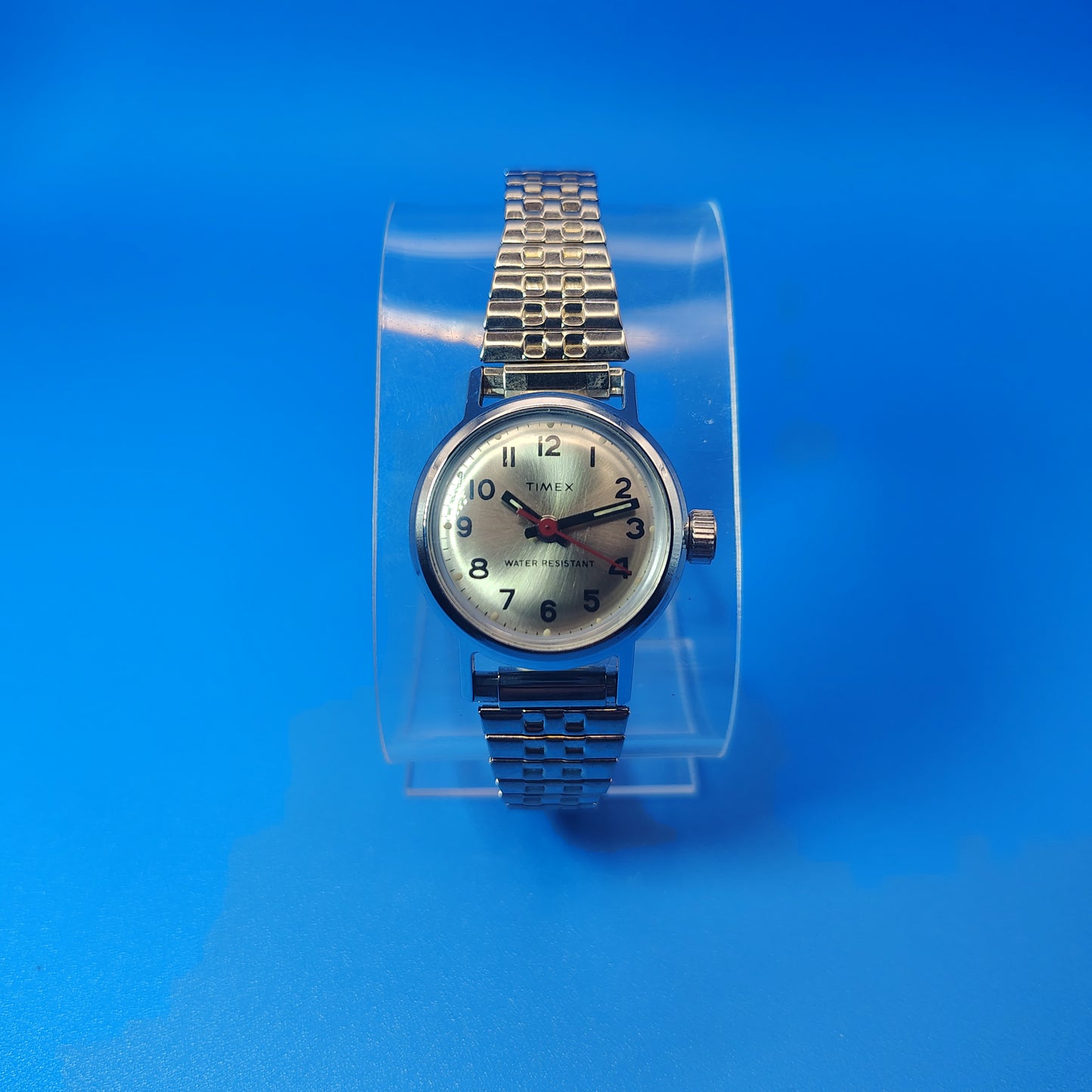 Vintage 1976 Timex Mechanical Manual Wind 24mm Women's Watch Fully Restored