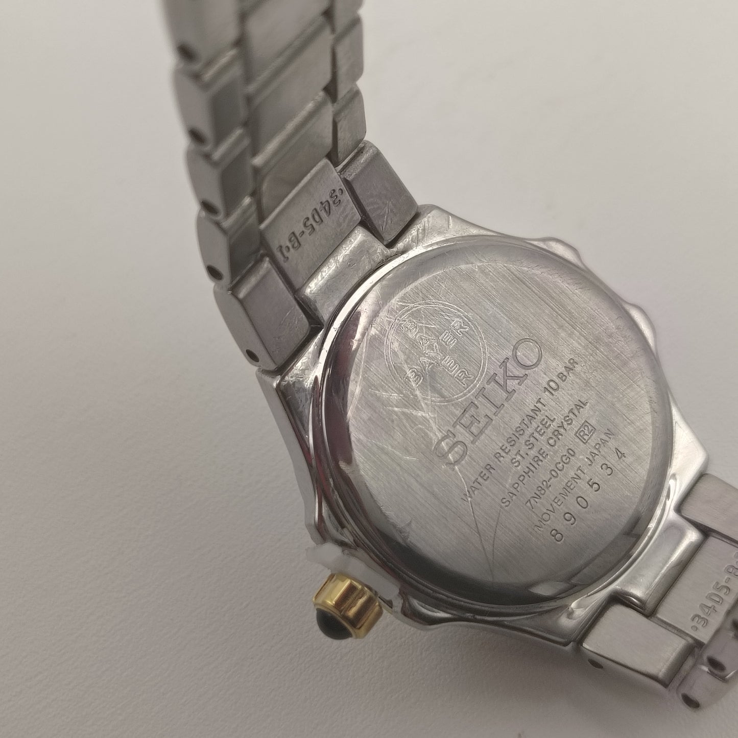 Vintage 2006 Seiko Coutura Solar Genuine Diamond Bezel Japanese Made Women's Quartz Luxury Watch