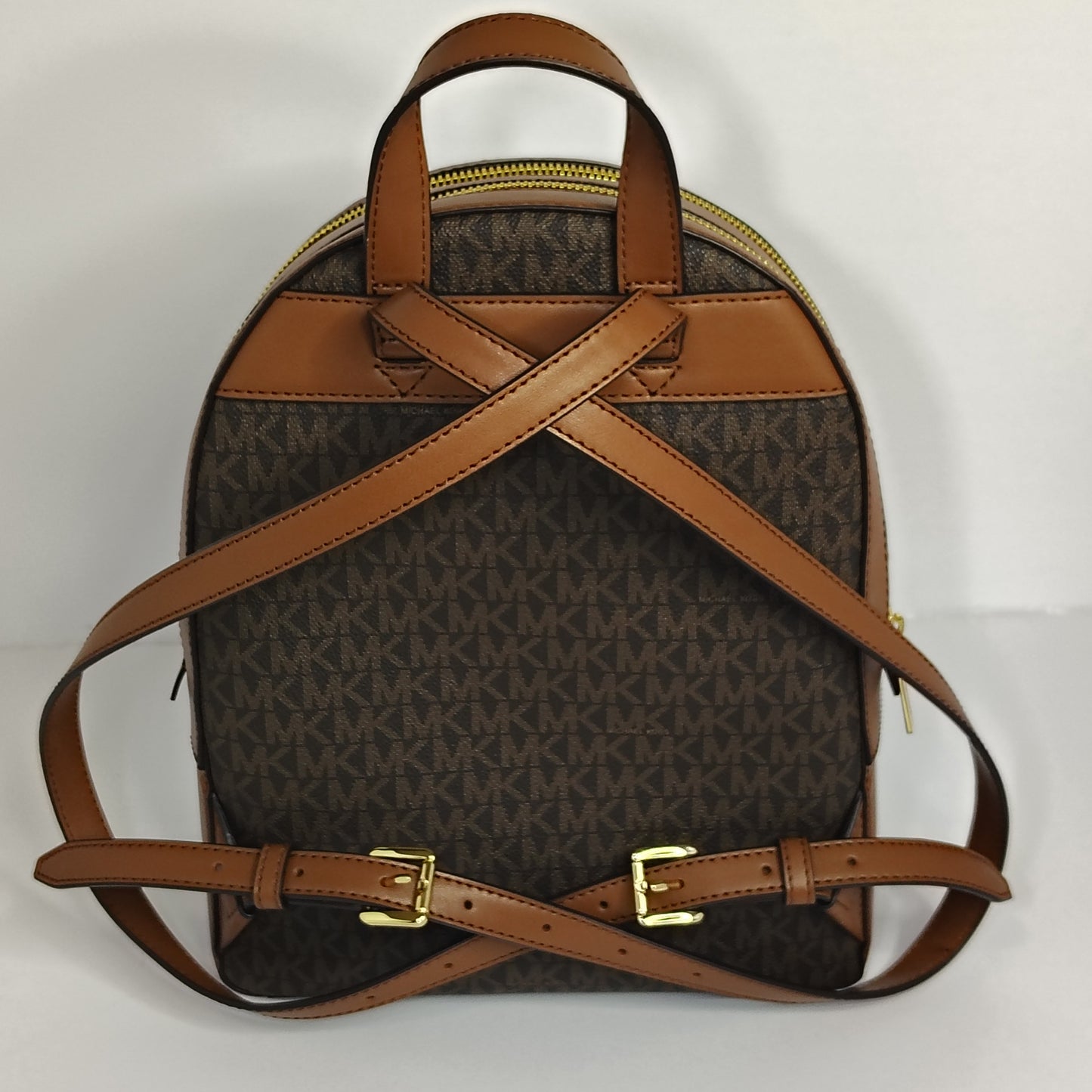 2020 Michael Kors Abbey Medium Logo Monogram Women's Backpack Bag Mint Condition