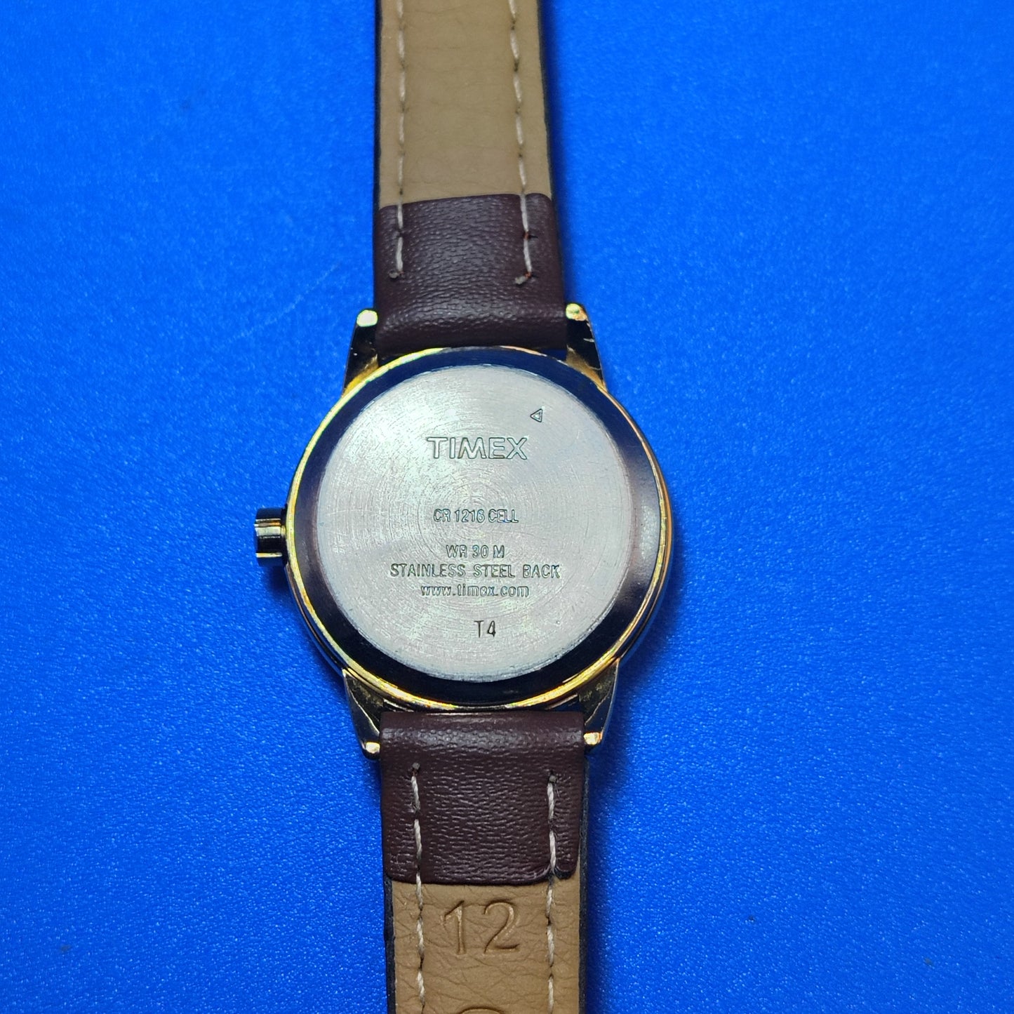 Vintage 2012 Timex Easy Reader Indiglo Date 39mm Women's Quartz Watch New Strap