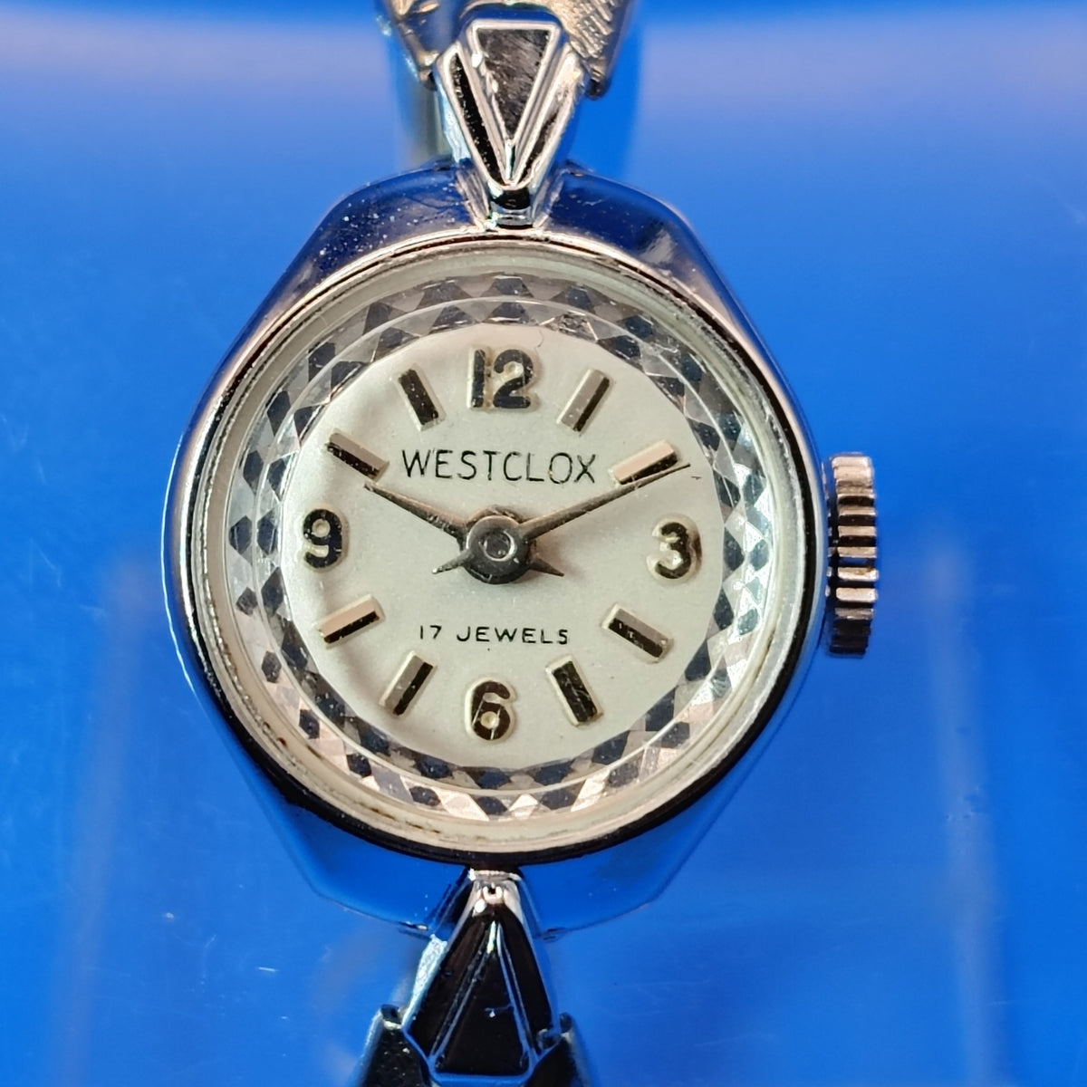 New! Vintage 1963 Westclox Crown 37107 24mm Women's Mechanical Watch NOS