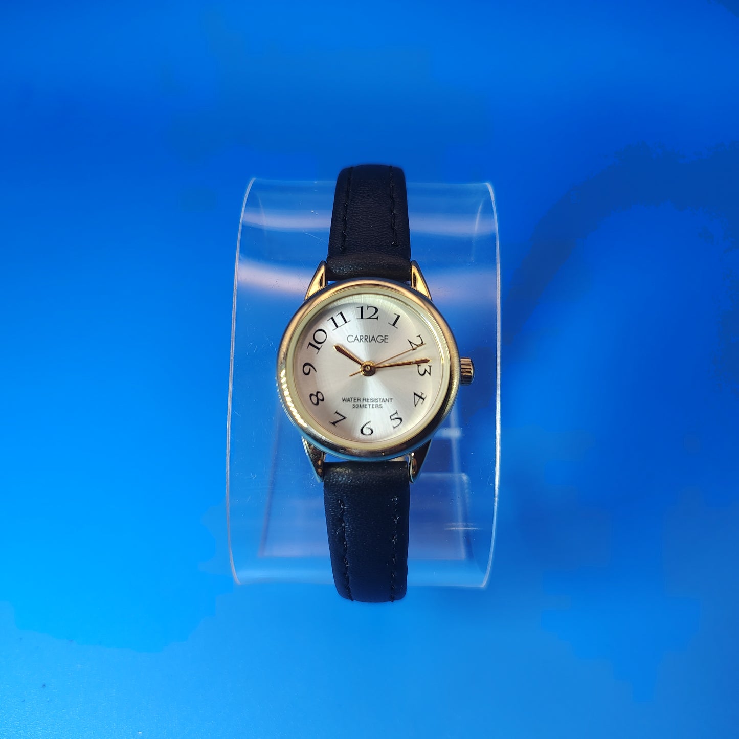 Vintage 2011 Carriage by Timex 22mm Women's Quartz Cocktail Watch Sunburst Dial