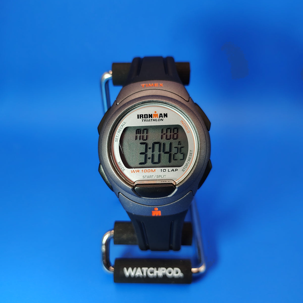 Vintage 2012 Timex Ironman Triathlon 100M 49mm Mens Quartz Digital Sports Watch