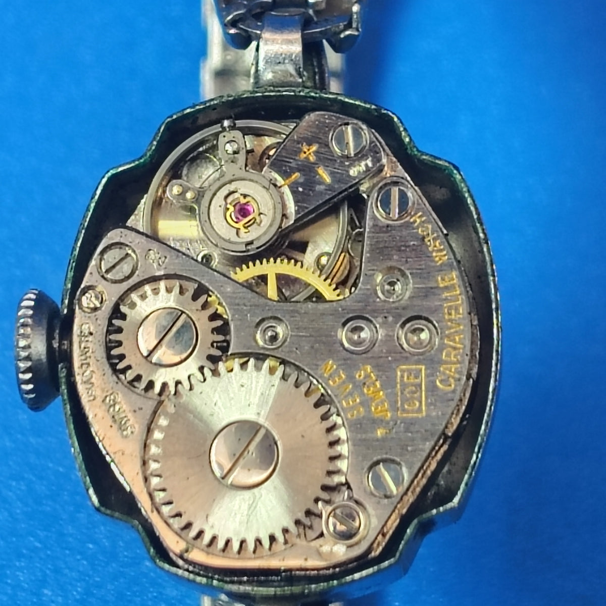Vintage 1958 Caravelle by Bulova 23mm Women's Mechanical Wind Watch Restored