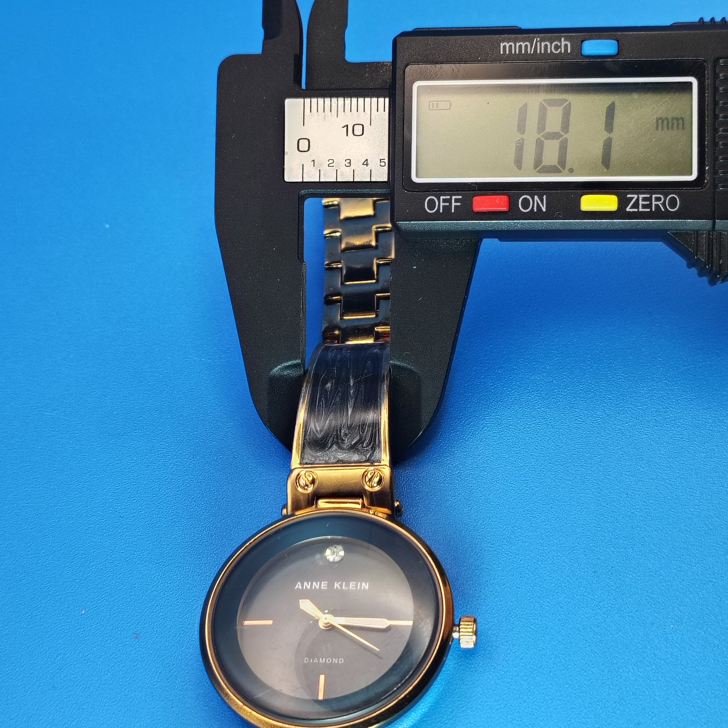 2017 Anne Klein Genuine Diamond 39mm Women's Quartz Fashion Watch Restored