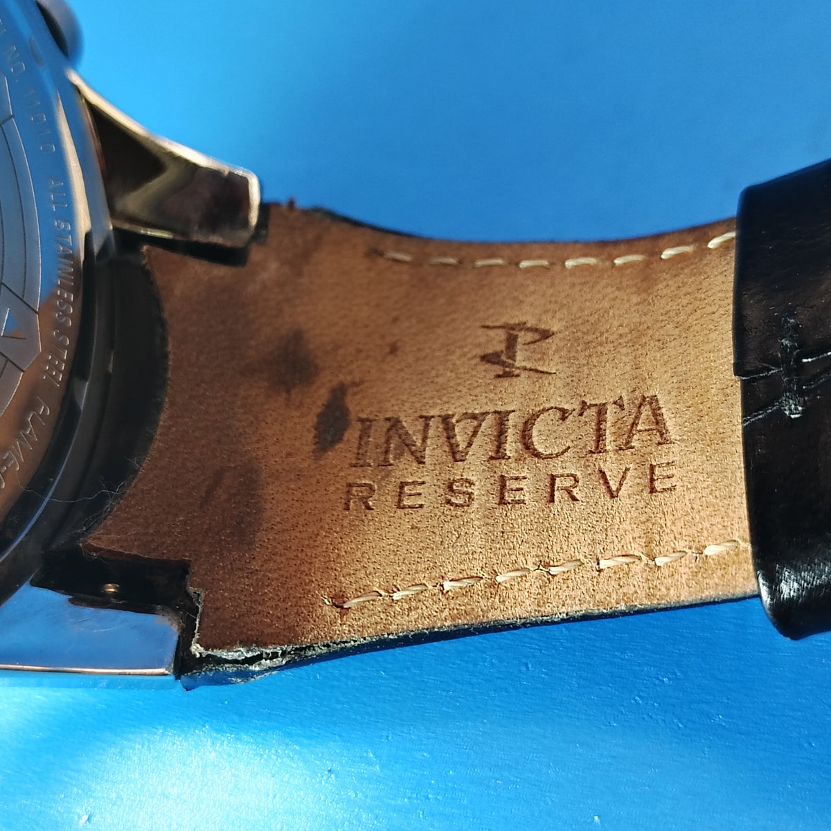 Vintage 2010 Invicta Reserve Excersion 11010 Chronograph Swiss Made 50mm Mens Quartz Watch Restored