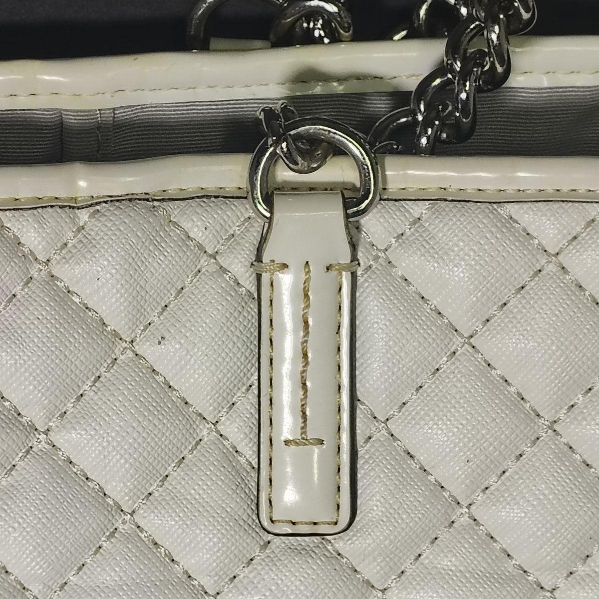 Vintage 2008 Coach 80H2A Large Quilted Tote Women's Purse Luxury Bag Chain Strap 3 Pocket Fully Restored