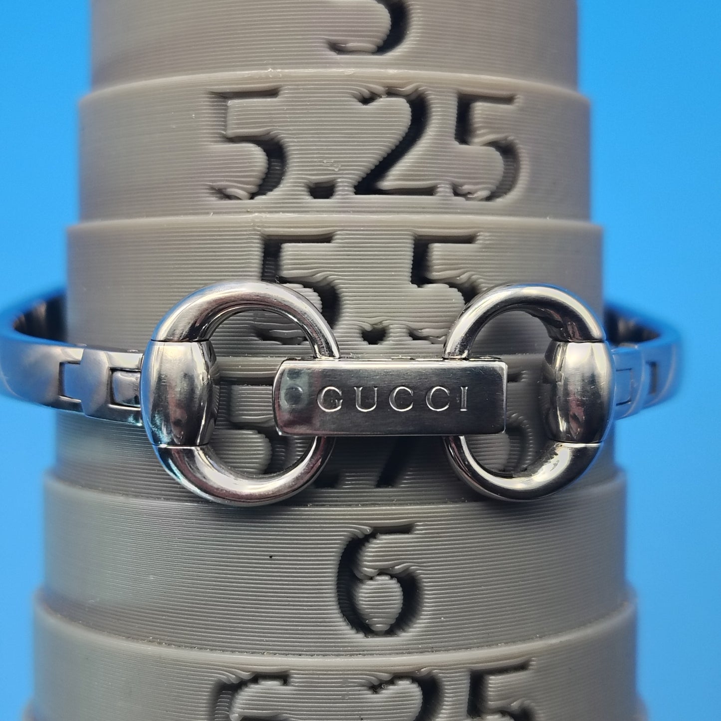 Vintage 1992 Gucci 1345 G-Series Authentic Swiss Made 23mm Women's Quartz Luxury Bangle Watch Genuine Fully Restored