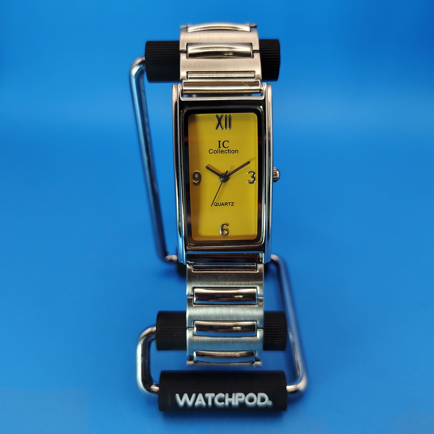 New! Vintage 2001 IC Collection Tank Mens/Unisex 36mm Quartz Dress Watch NOS