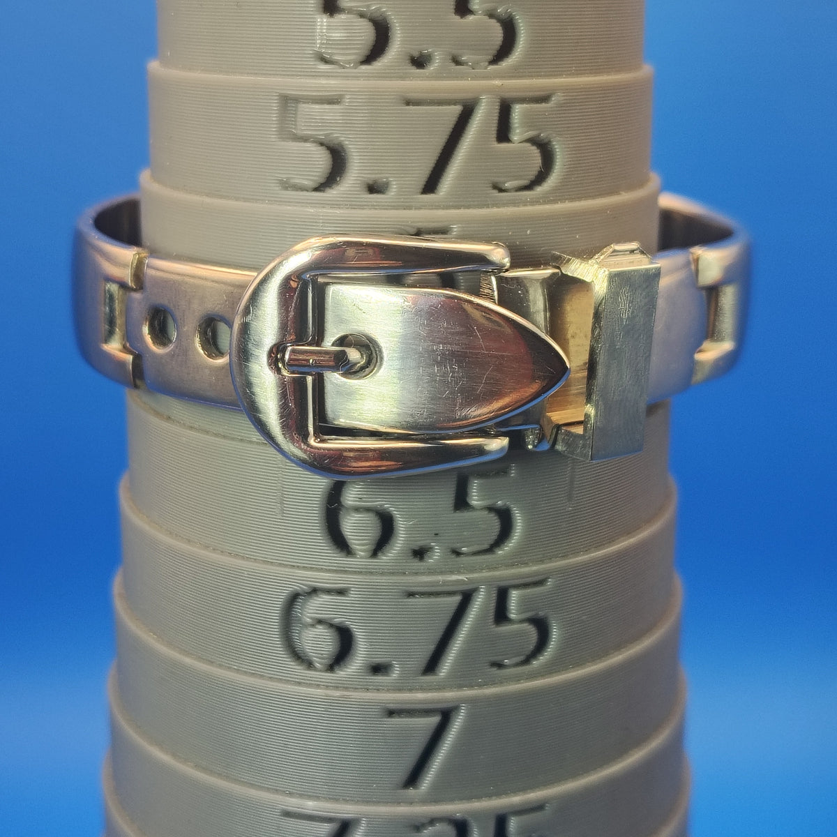 Vintage 1990 Authentic GUCCI Bangel Swiss Made Women's Quartz Luxury Watch SS Strap Fully  Restored