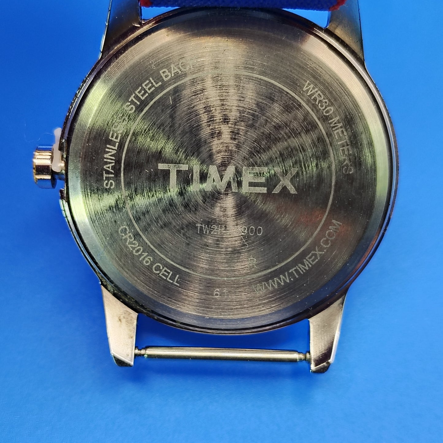 2013 Timex Date Blue Dial 39mm Mens Quartz Field Watch New Nato Strap