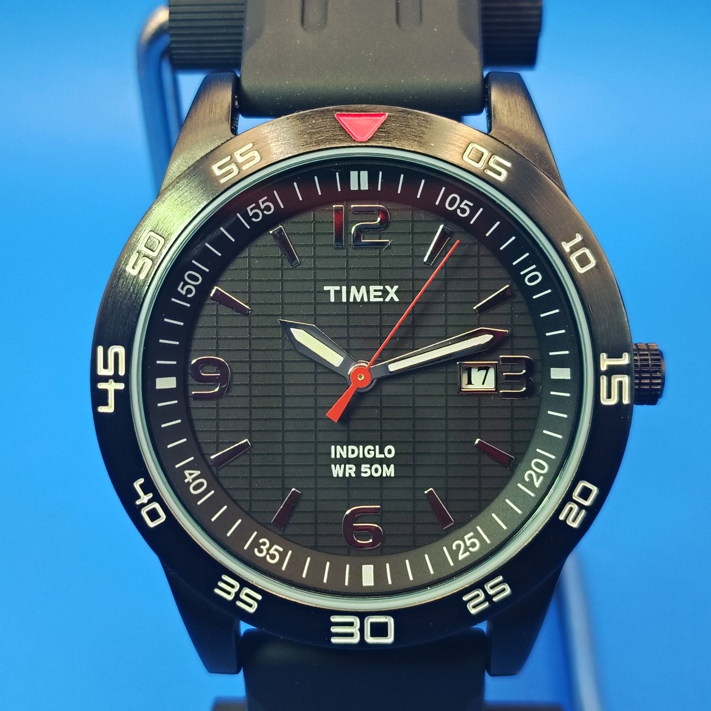 Vintage 2007 Timex Expedition Sport Indiglo 42mm Mens Quartz Watch Mint Cond.