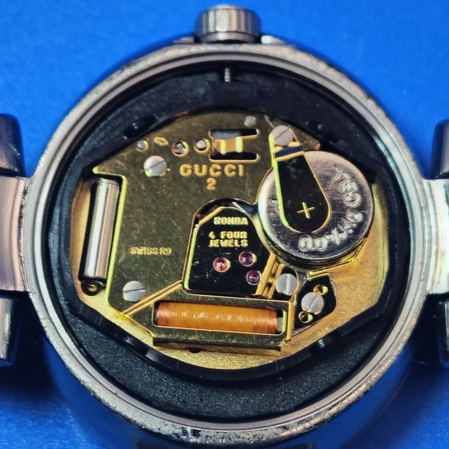 Vintage 1992 Gucci 1345 G-Series Authentic Swiss Made 23mm Women's Quartz Luxury Bangle Watch Genuine Fully Restored