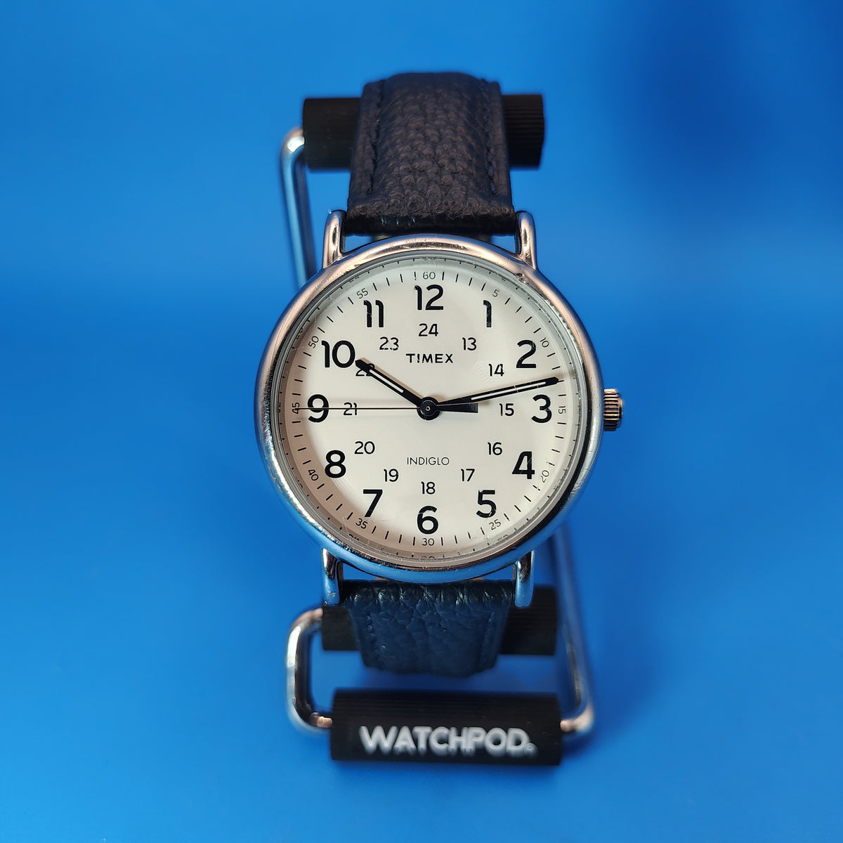 Vintage 2009 Timex Weekender 40mm Mens Quartz Dress Watch NEW strap (No Indiglo)