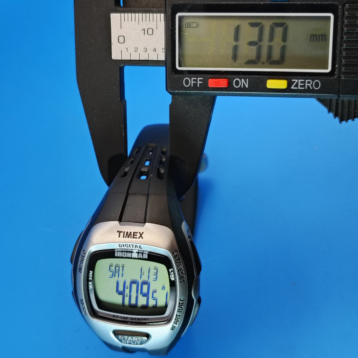 New! Vintage 2001 Timex IronMan 40mm Mens Digital Sport Watch Full Set NOS