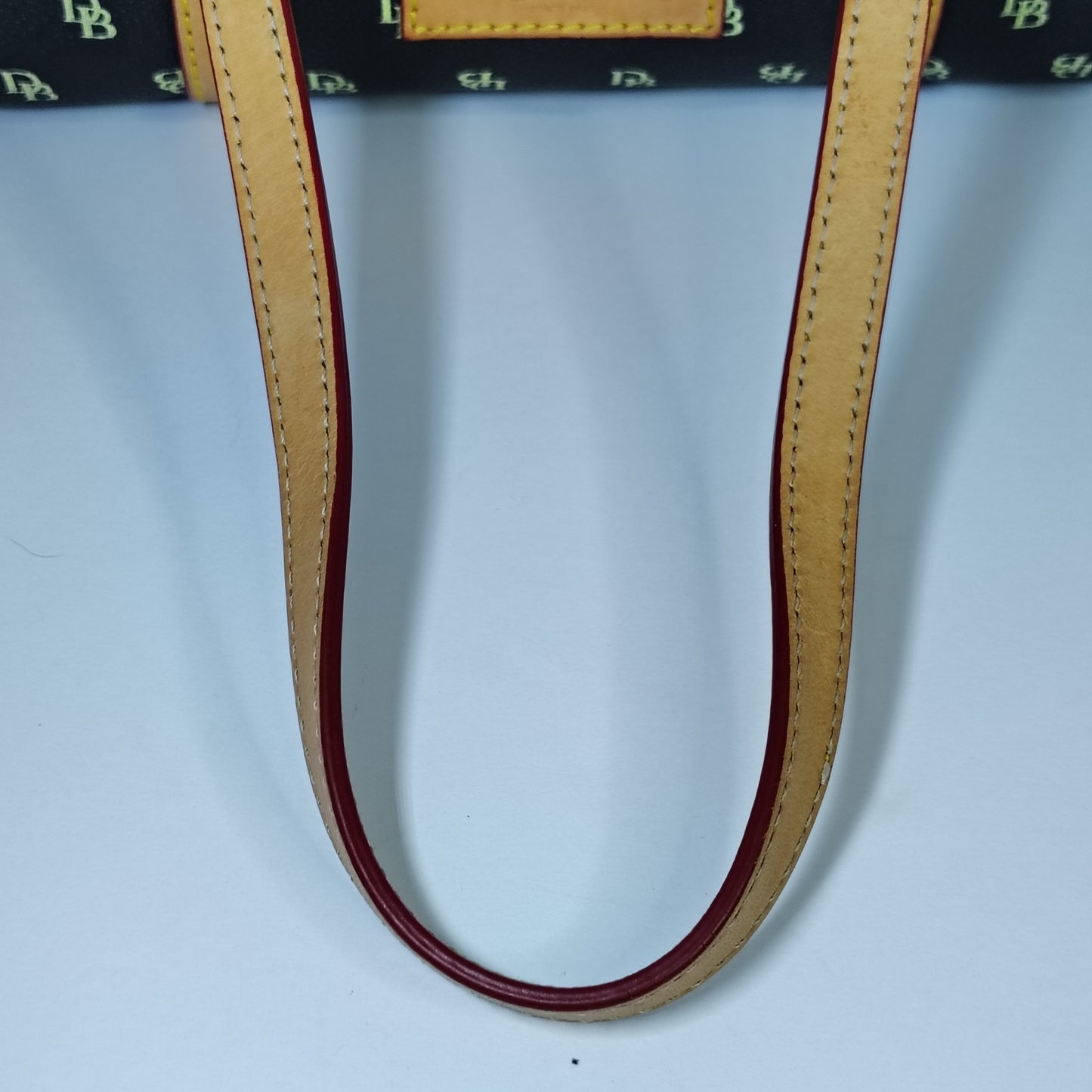 Vintage 2004 Dooney And Bourke Signature Barrel Bag DB Monogram Fully Restored