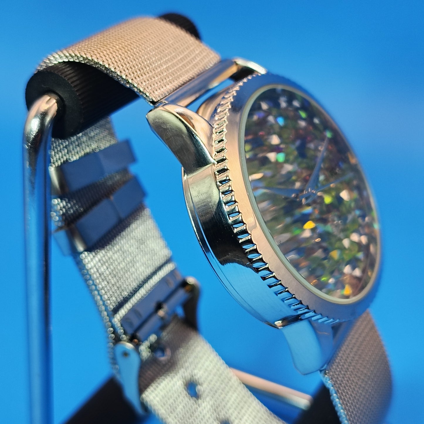 Vintage 2010 Rocawear Crystal Bezel Designer Women's Quartz Fashion Watch fully Restored