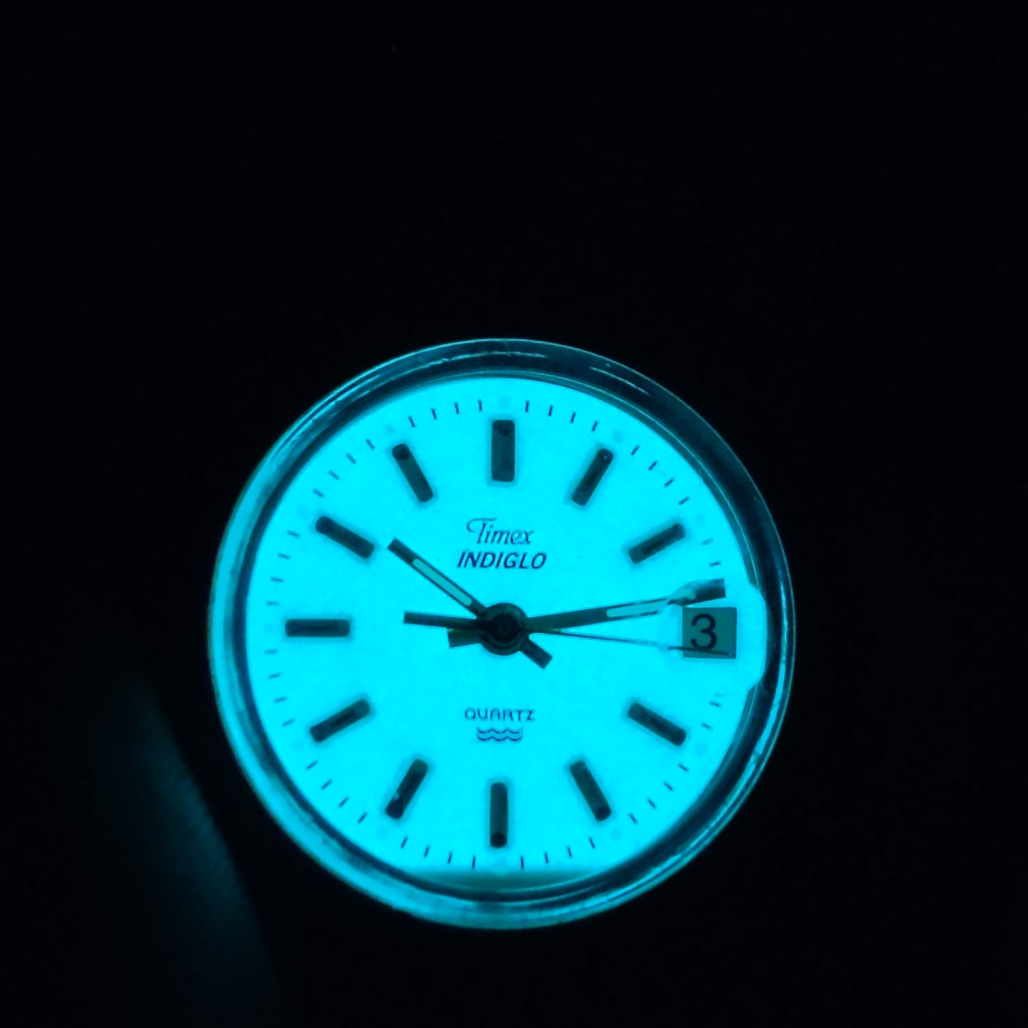 Vintage 1996 Timex Indiglo Presidential Date 24mm Women's Quartz Dress Watch