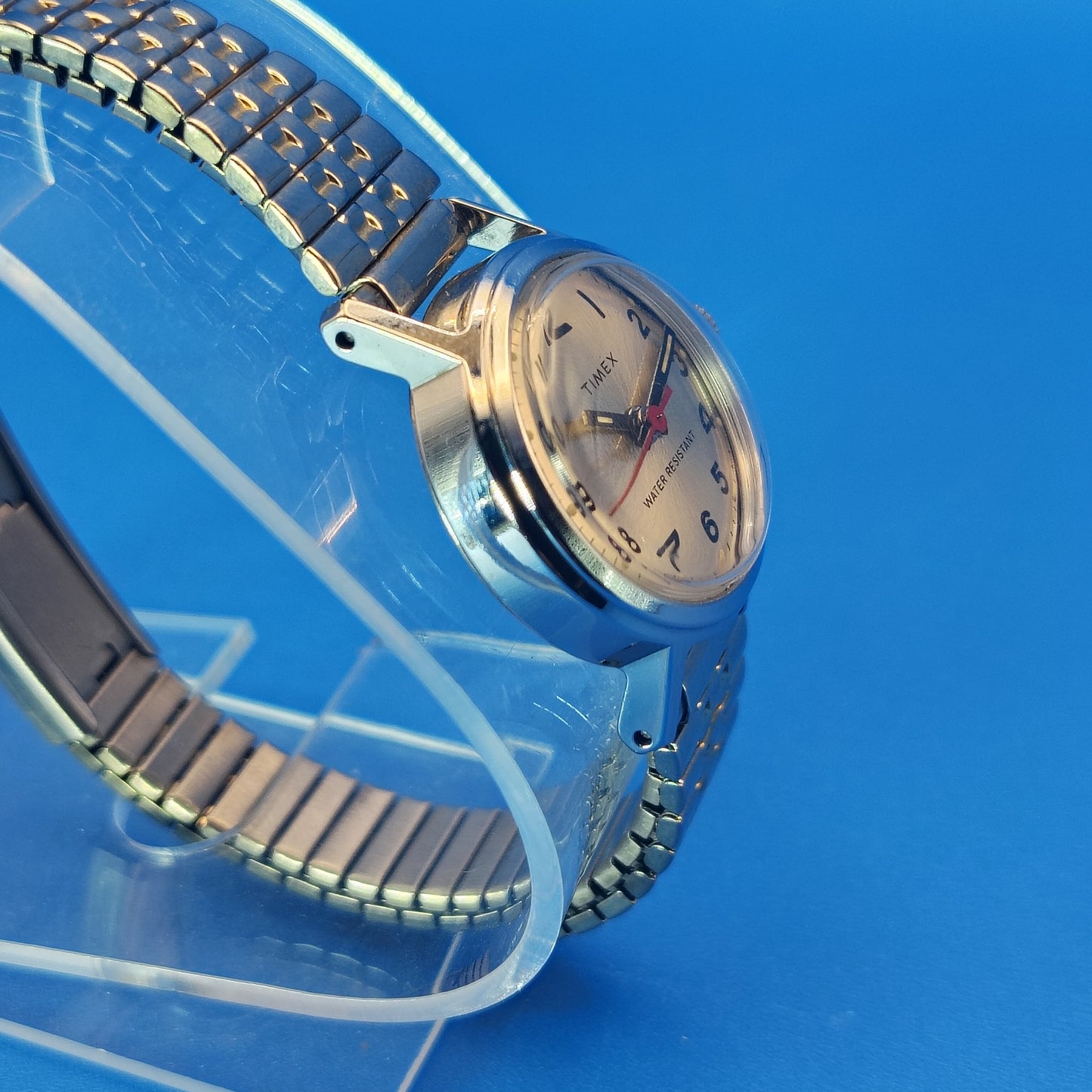Vintage 1976 Timex Mechanical Manual Wind 24mm Women's Watch Fully Restored