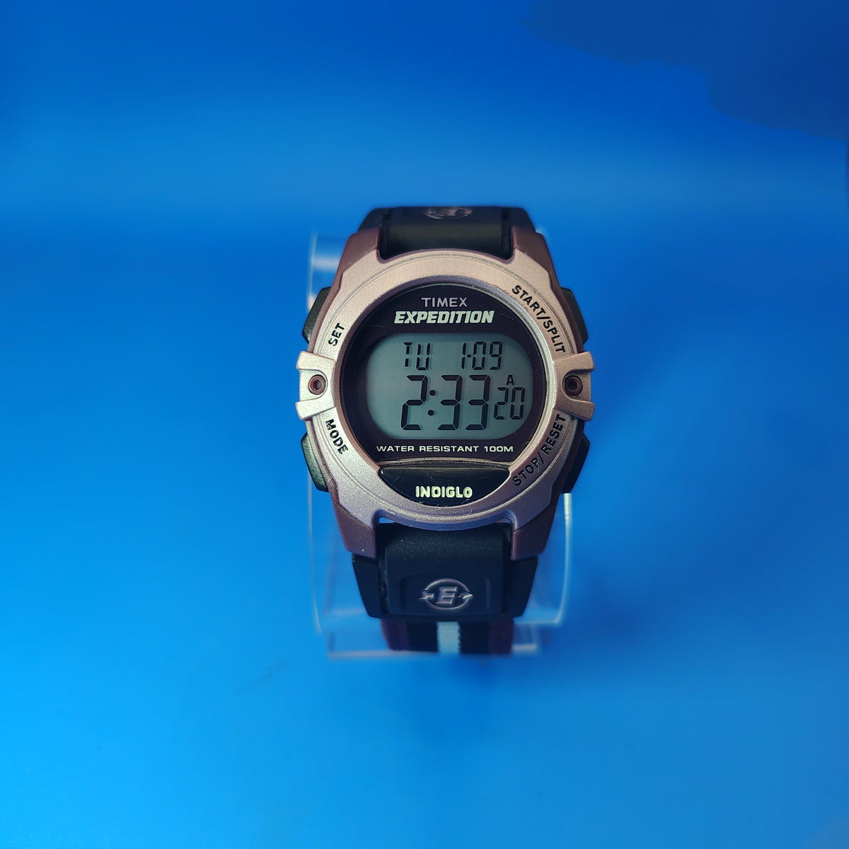 Vintage 2007 Timex Indiglo Iron Man Triathlon 35mm Women's Quartz Sports Watch