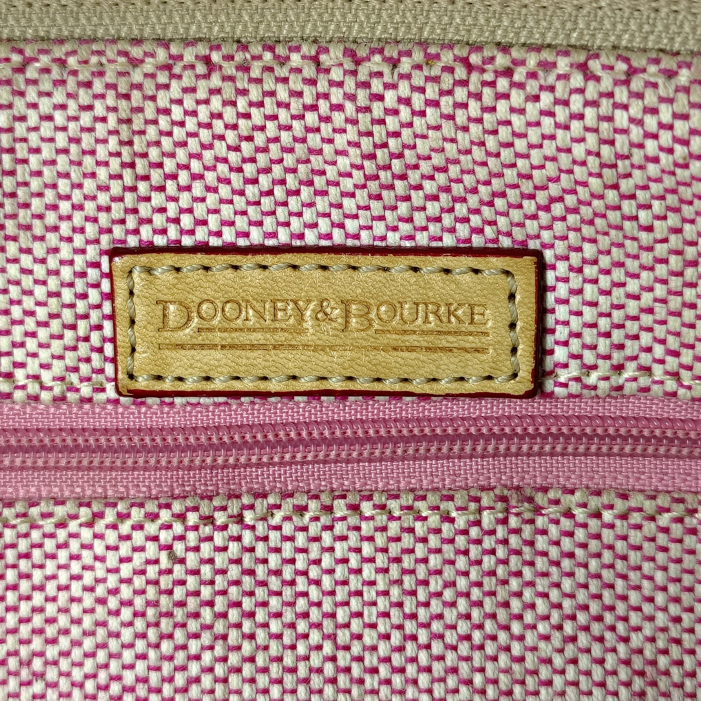 Vintage 2004 Dooney And Bourke Signature Barrel Bag DB Monogram Fully Restored