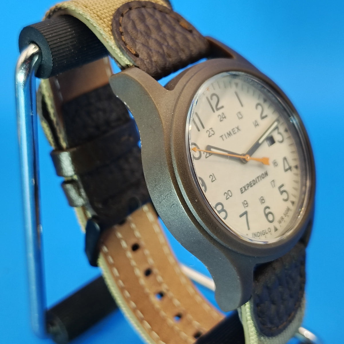 New! 2018 Timex Expedition Indiglo Date 40mm Mens Quartz Field Watch NOS (new old stock)