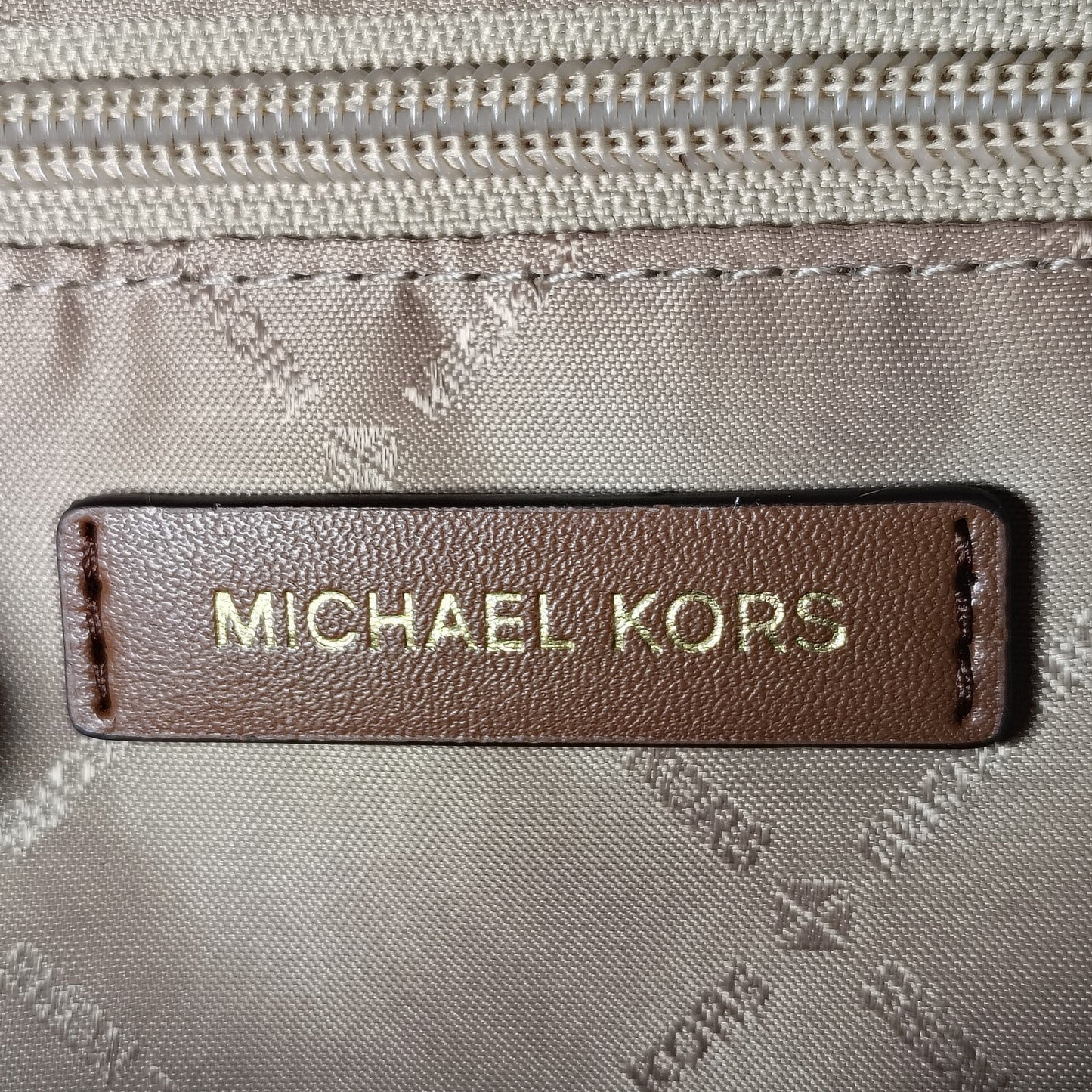 2020 Michael Kors Abbey Medium Logo Monogram Women's Backpack Bag Mint Condition