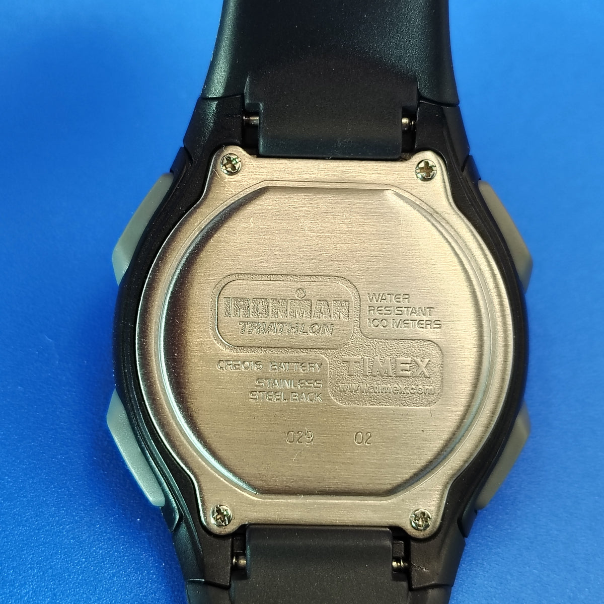 Vintage 2002 Timex INDIGLO Triathlon 10 Lap 40mm Mens Digital Sports Watch