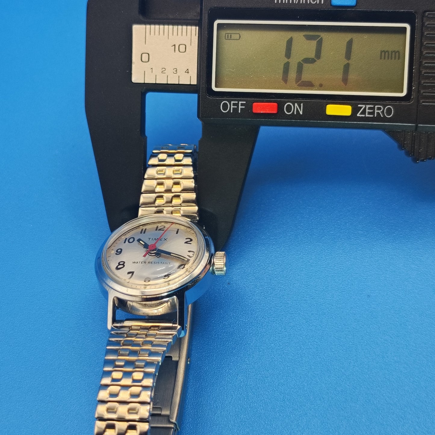 Vintage 1976 Timex Mechanical Manual Wind 24mm Women's Watch Fully Restored