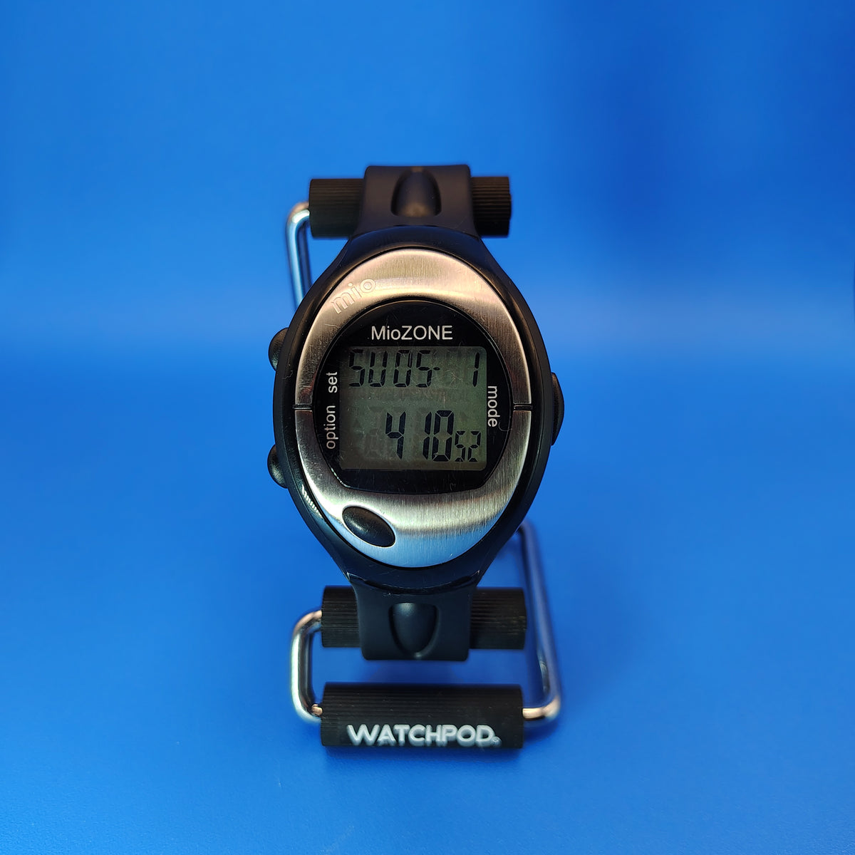 Vintage 2003 Mio MioZone Heart Monitor Pulse 43mm Mens Digital Watch Restored Clearance