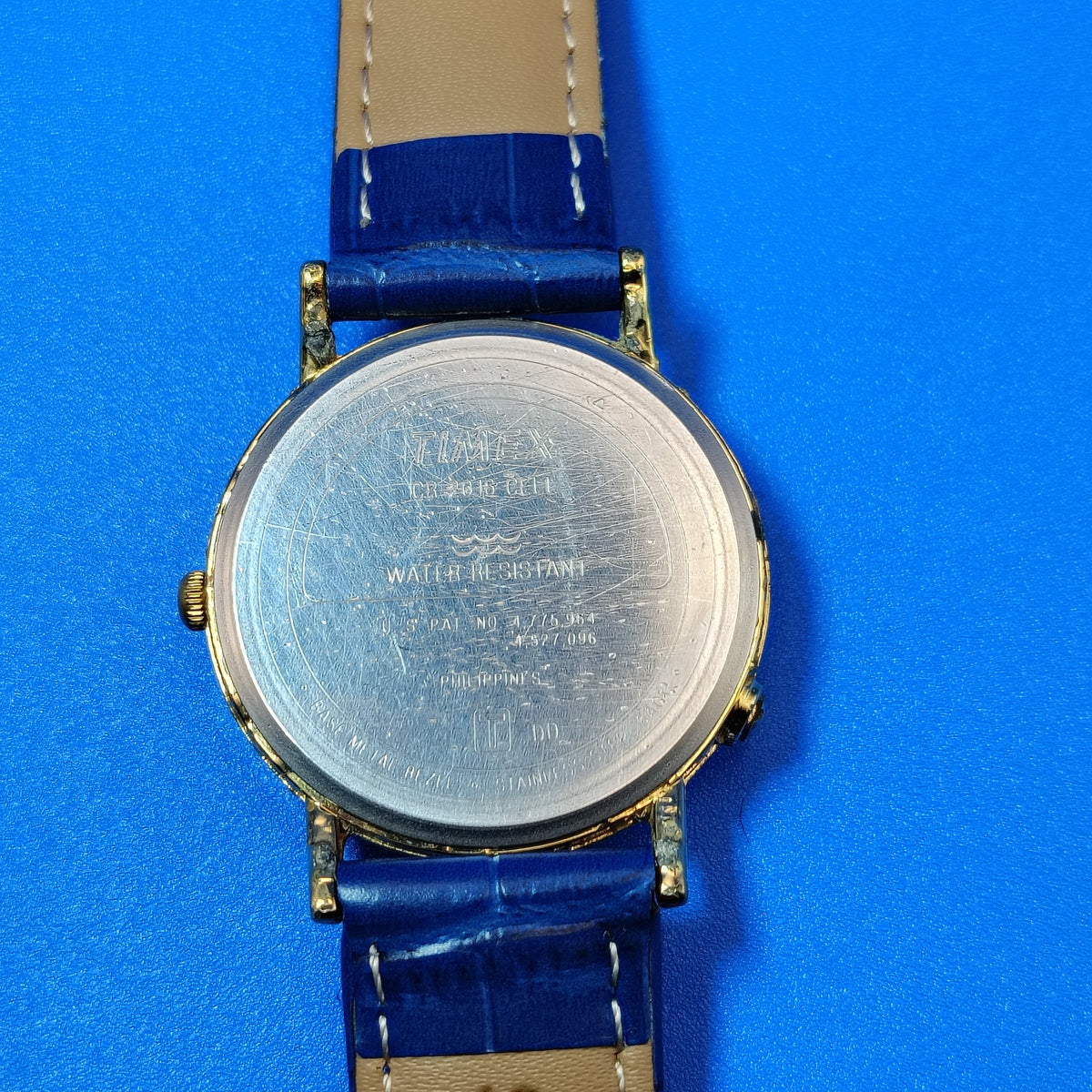 Vintage 1997 Timex 34mm Mens Quartz Dress Watch New Strap Restored (No Indiglo!)