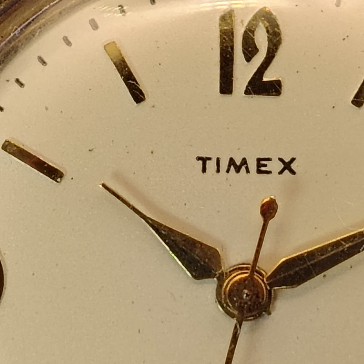 Vintage 1968 Timex Gold Tone 39mm Mens Mechanical Wind Watch Restored New Strap