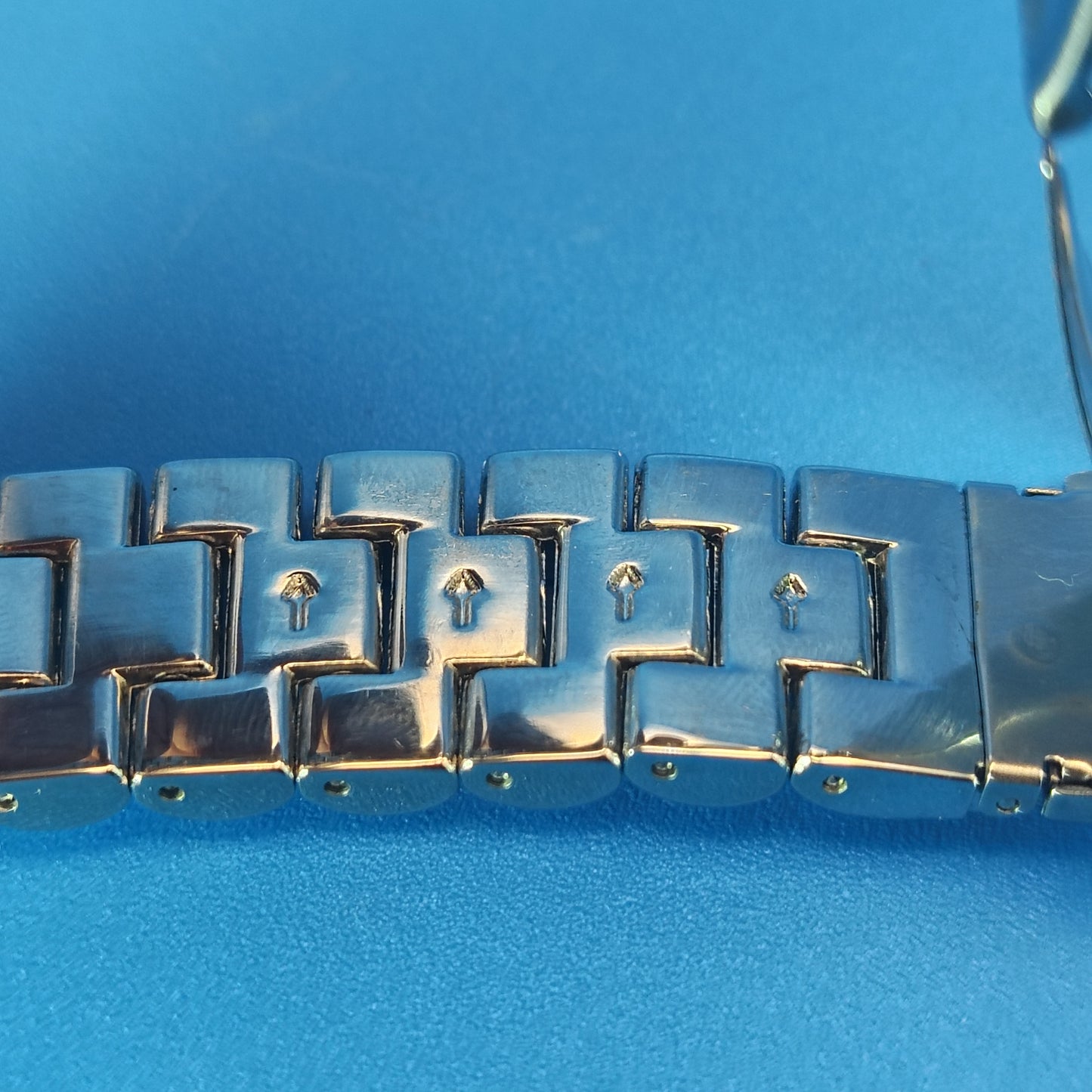 Vintage 2014 Jean Paul NY Date Crystal Bezel 35mm Women's Quartz Watch *Mint