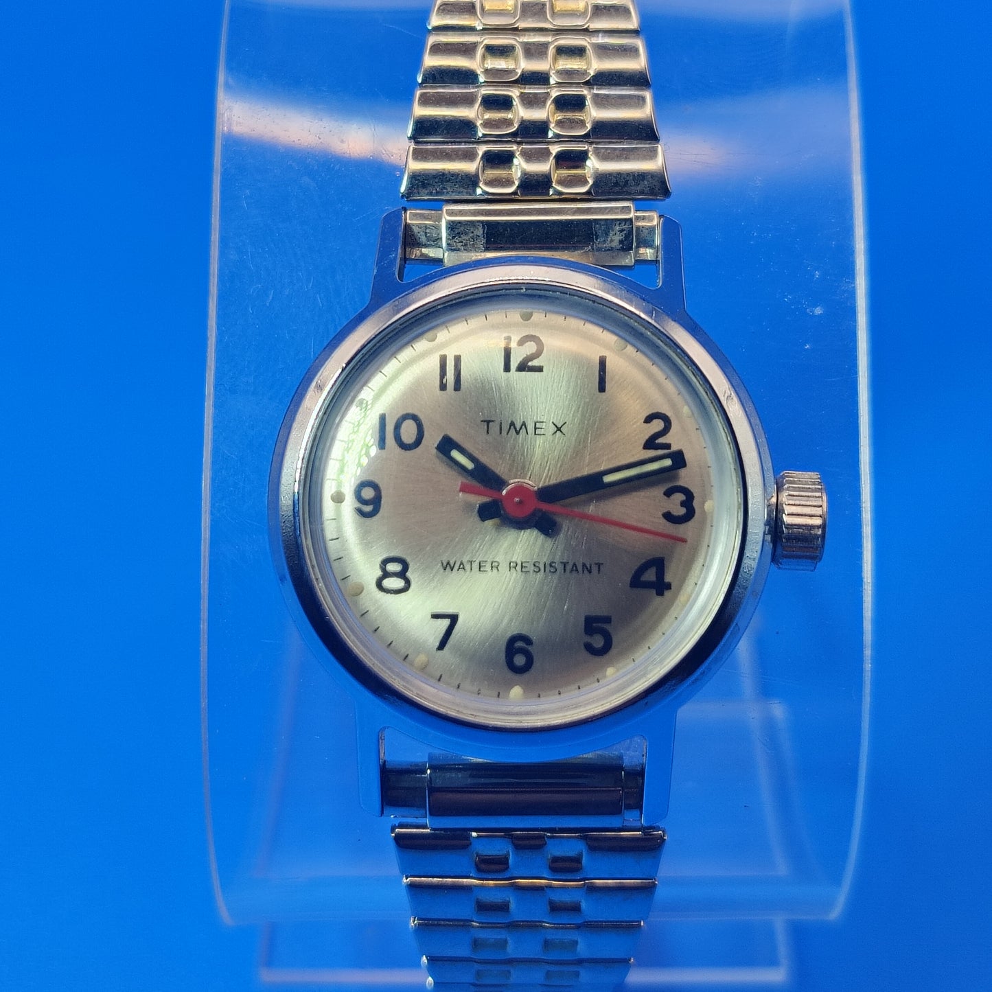 Vintage 1976 Timex Mechanical Manual Wind 24mm Women's Watch Fully Restored