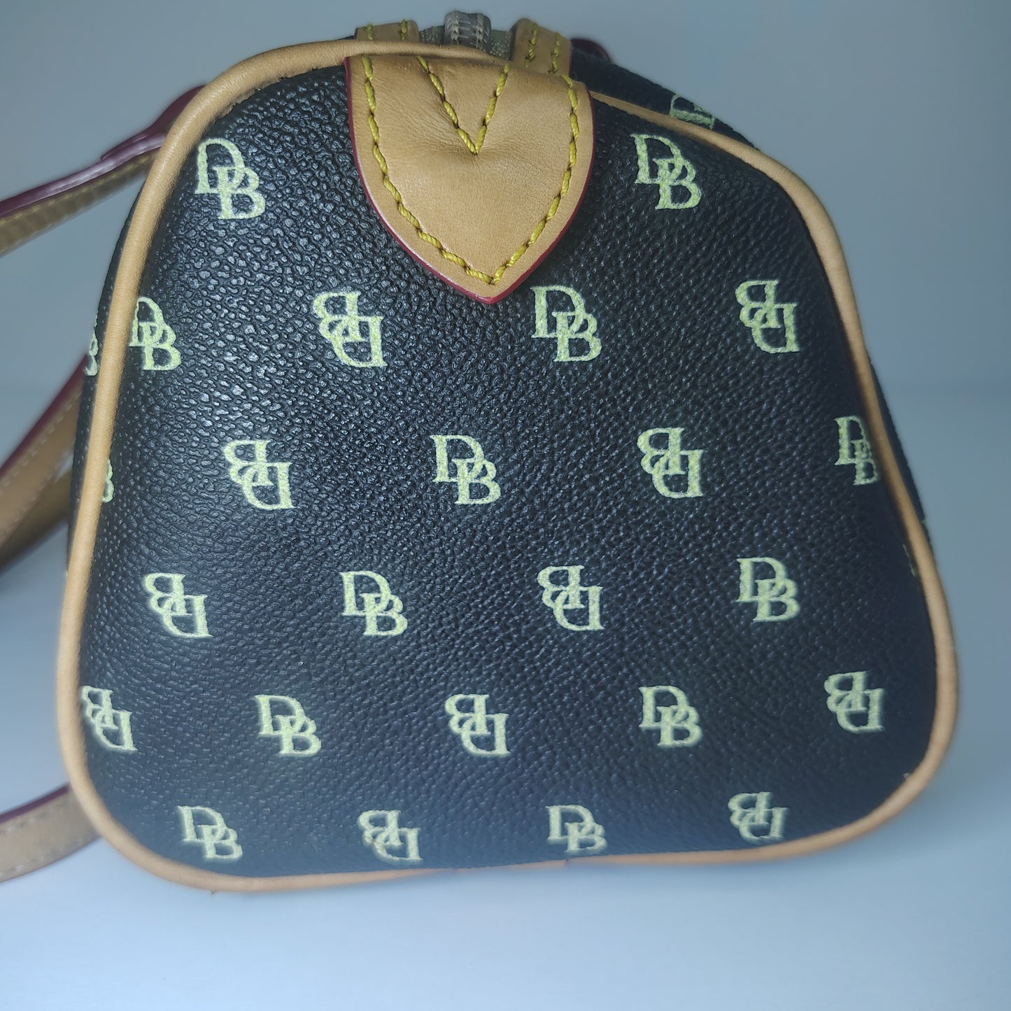 Vintage 2004 Dooney And Bourke Signature Barrel Bag DB Monogram Fully Restored