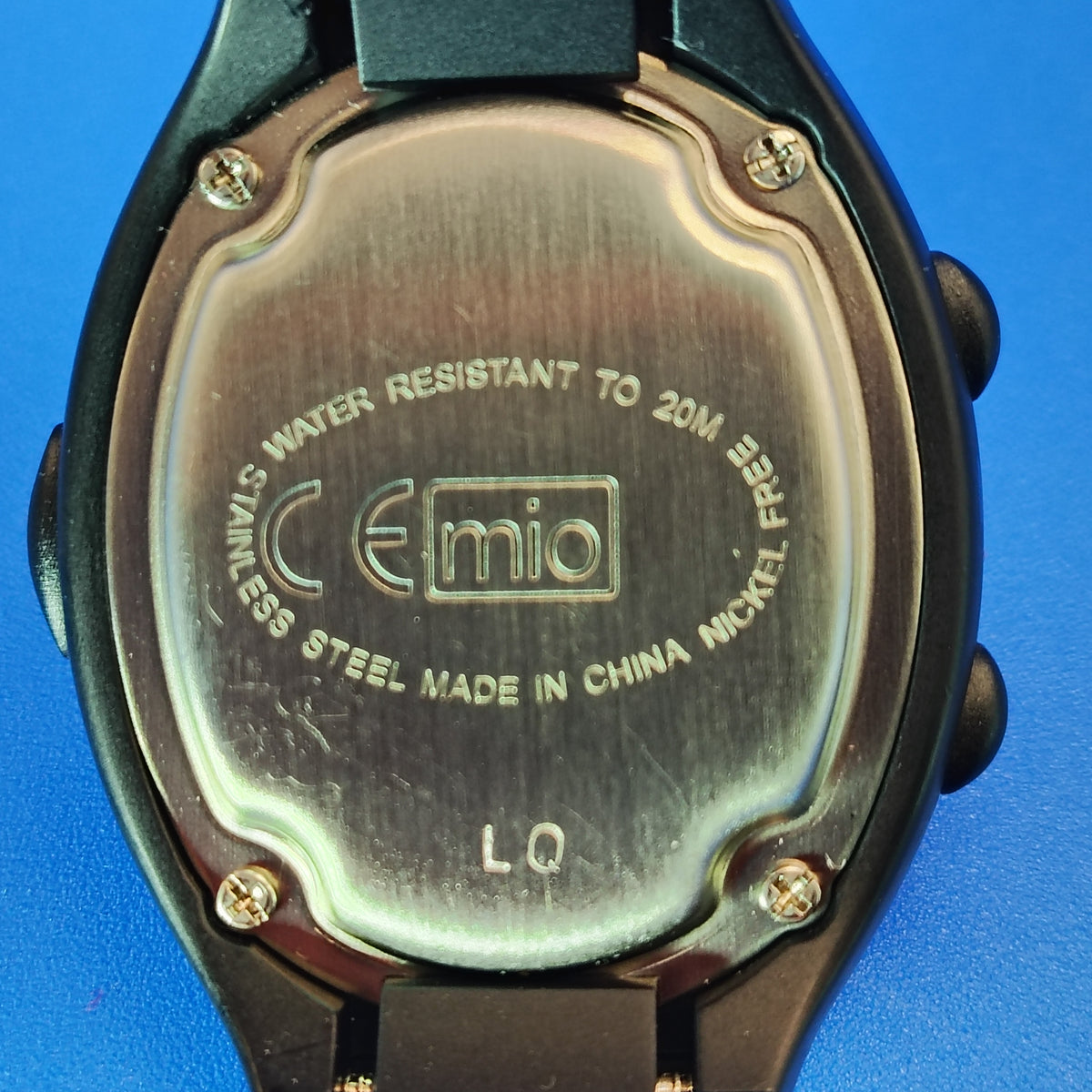 Vintage 2003 Mio MioZone Heart Monitor Pulse 43mm Mens Digital Watch Restored Clearance