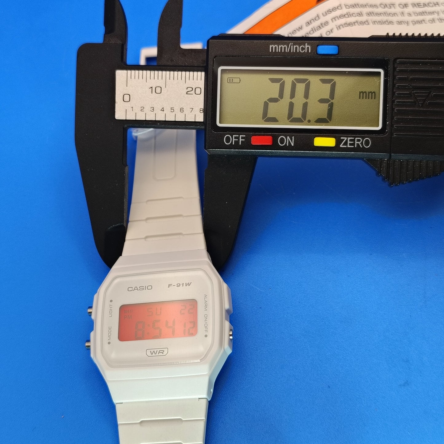 New 2025 Timex F-91W Custom Storm Trooper Blood Red Dial MOD 37mm Classic Mens Quartz Digital Watch